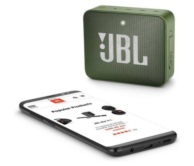 JBL GO 2 ZIELONY Z ZESTAWEM GLOSNOMÓWIACYM - 427966 - zdjęcie 6